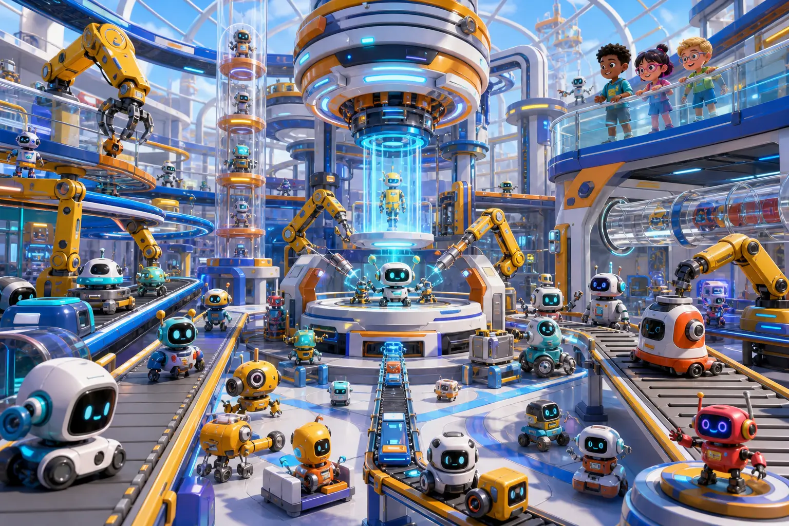 Robot Factory story world