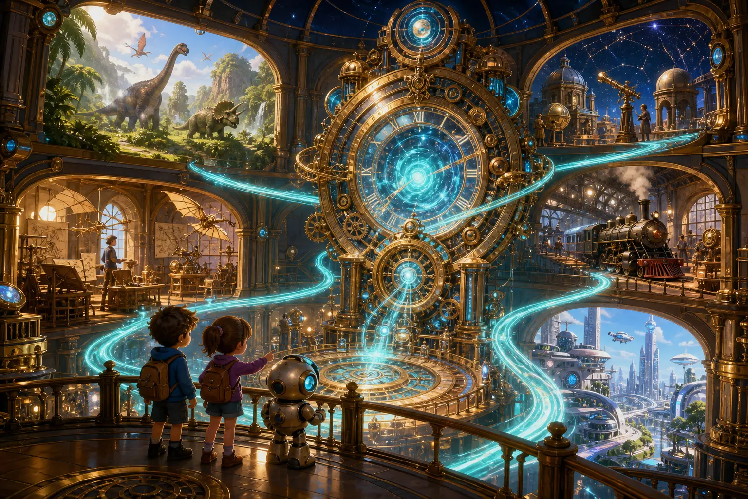 Time-Travel Museum story world